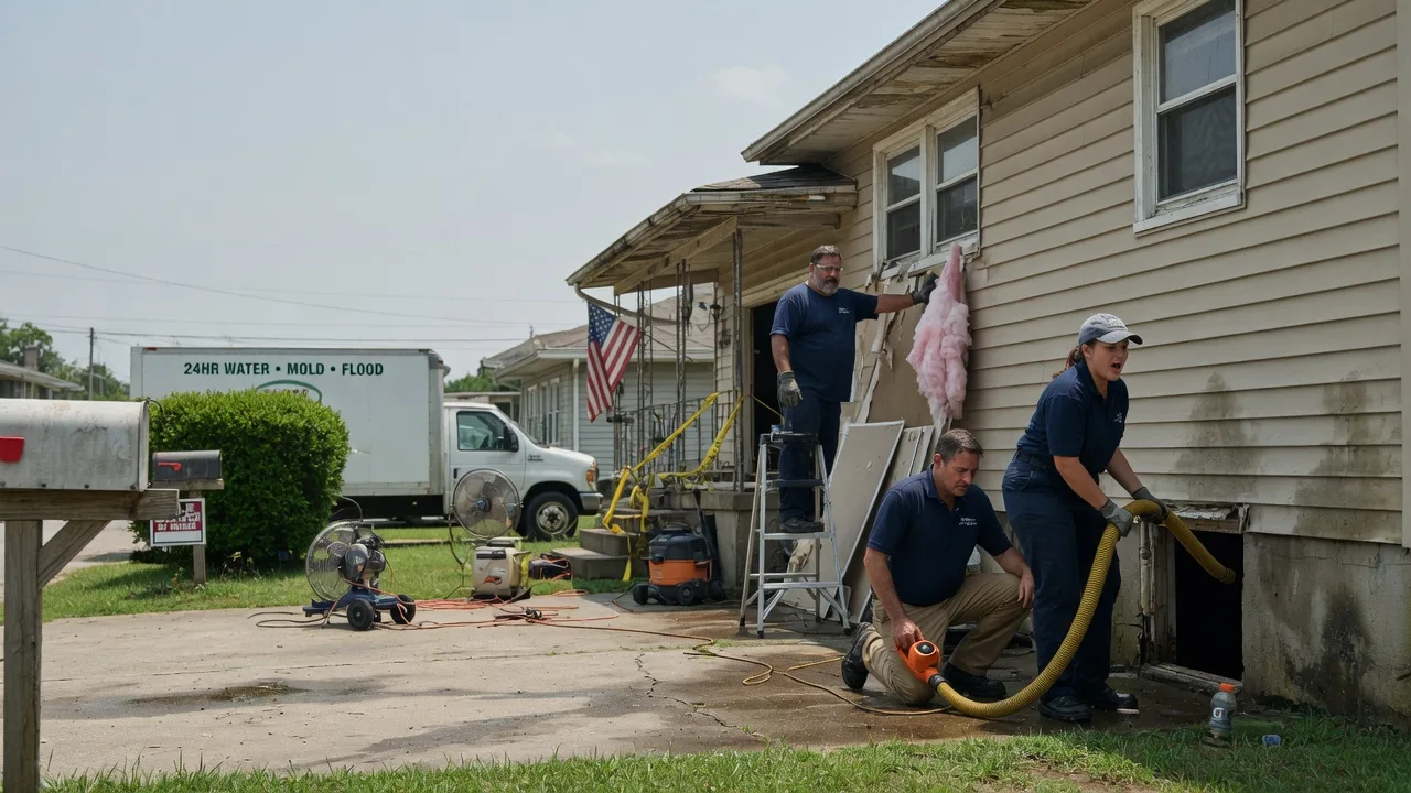 Water Damage Repair in Dodson, LA near me